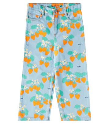 Strawberries straight jeans | Tinycottons