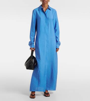 Abito chemisier in misto seta | Toteme