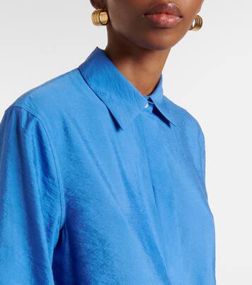 Abito chemisier in misto seta | Toteme