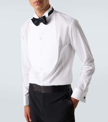 Smokinghemd aus Baumwollpopeline | Giorgio Armani