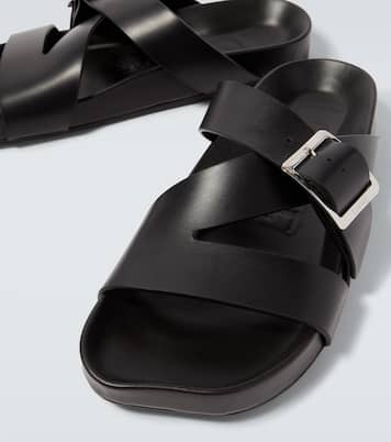 Paula's Ibiza Ease Buckle leather sandals | Loewe