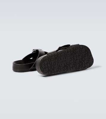 Paula's Ibiza Ease Buckle leather sandals | Loewe