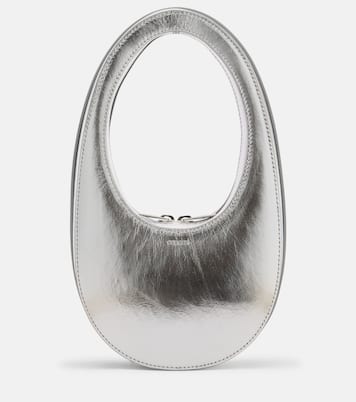 Swipe Mini metallic leather shoulder bag | Coperni