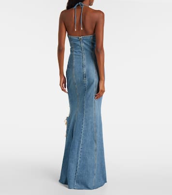 Maxikleid aus Denim | Blumarine