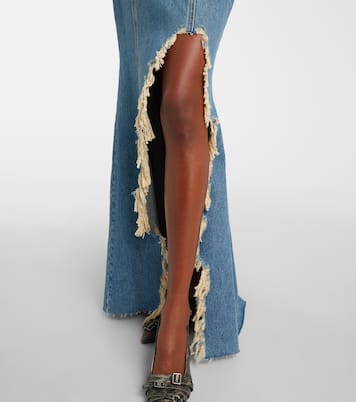 Maxikleid aus Denim | Blumarine