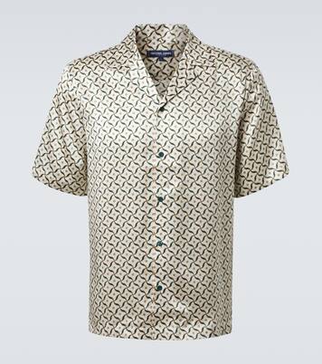 Roberto printed silk bowling shirt | Frescobol Carioca