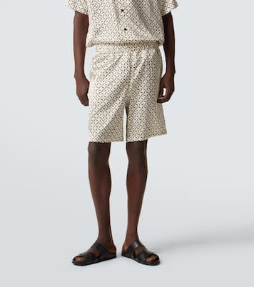 Roberto printed silk bowling shirt | Frescobol Carioca