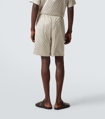 Roberto printed silk bowling shirt | Frescobol Carioca