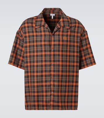 Anagram plaid bowling shirt | Loewe