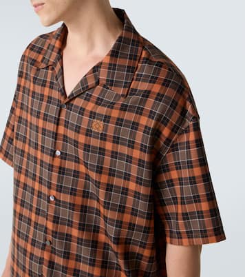 Anagram plaid bowling shirt | Loewe