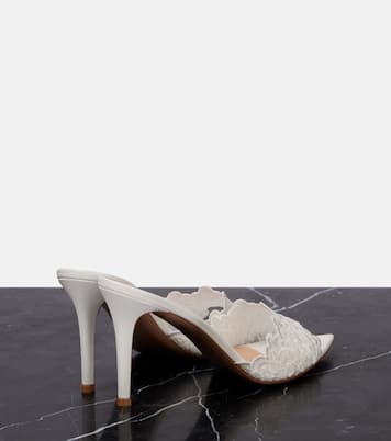 Yvonne 85 lace sandals | Gianvito Rossi