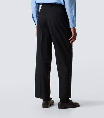 Pantalon de costume en gabardine de laine | Auralee
