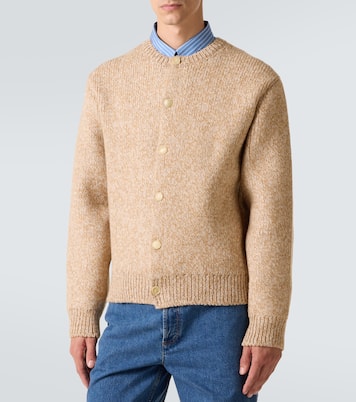 Cardigan en laine et alpaga mélangés | Auralee
