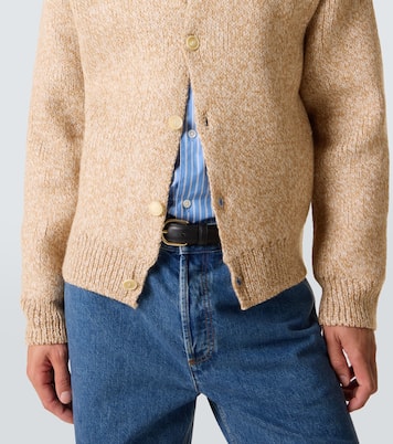 Cardigan en laine et alpaga mélangés | Auralee