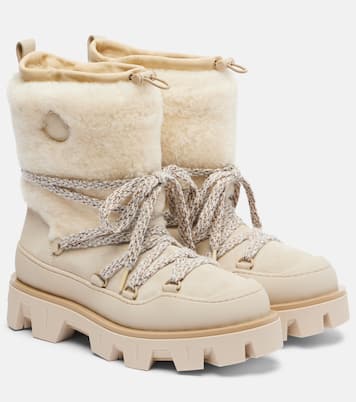 Schneestiefel Peak Aprés aus Veloursleder | Moncler