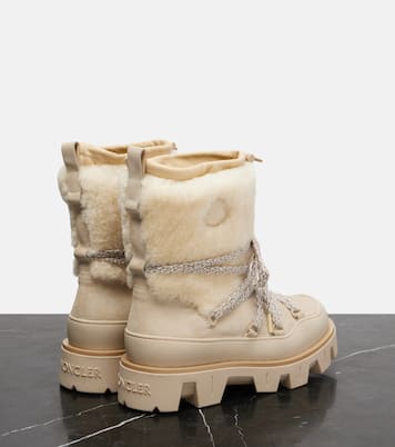Schneestiefel Peak Aprés aus Veloursleder | Moncler