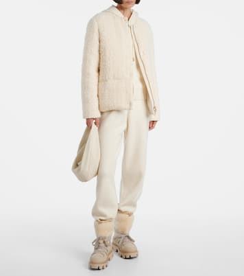 Schneestiefel Peak Aprés aus Veloursleder | Moncler