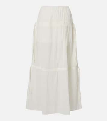 Maxirock aus Baumwolle | Toteme