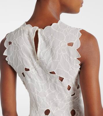 Top Ali in organda di cotone con stampa floreale | Ulla Johnson