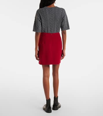 Minifalda Aida de lana virgen | 'S Max Mara