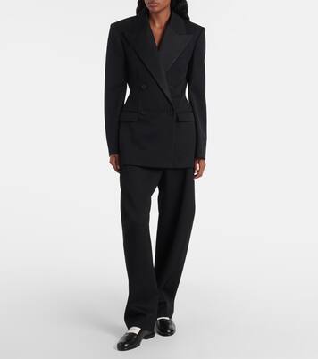 Barrel-Hose Cocoon aus Wolle | Givenchy