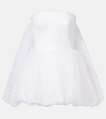 Caped lace bustier dress | Givenchy