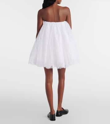 Caped lace bustier dress | Givenchy