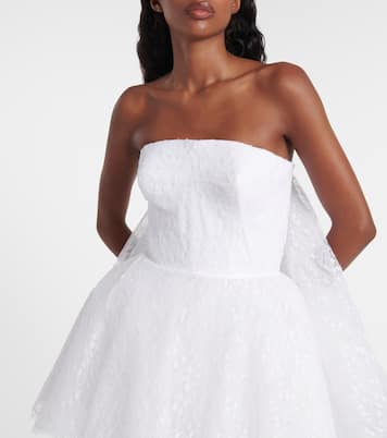 Caped lace bustier dress | Givenchy