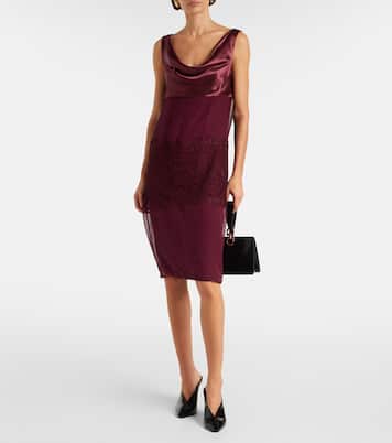 无肩带中长连衣裙 | Ferragamo