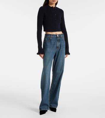 Cube 75 velvet wedge mules | Alaïa