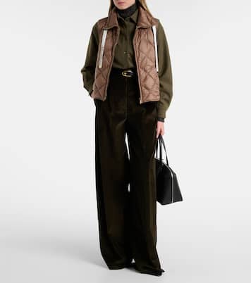 Tregic quilted zip-up vest | Max Mara