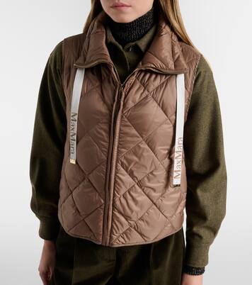 Tregic quilted zip-up vest | Max Mara