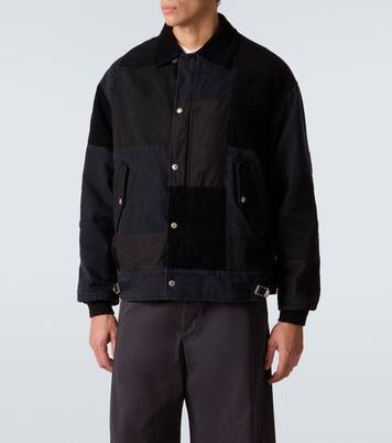 Chaqueta Oxford de algodón con paneles | Comme des Garçons Homme