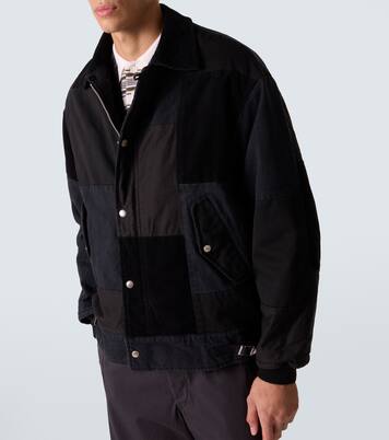 Chaqueta Oxford de algodón con paneles | Comme des Garçons Homme