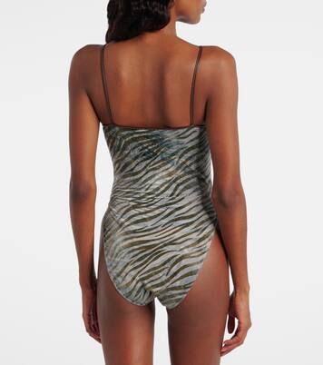 Zebra-print bodysuit | Jacques Wei
