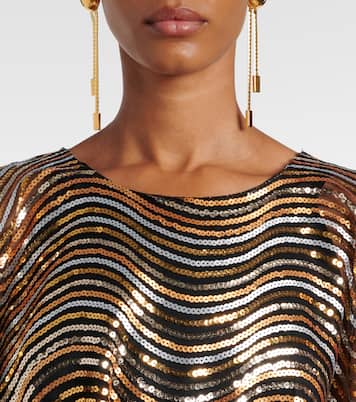 Kaftan Erte aus Tüll mit Pailletten | Taller Marmo