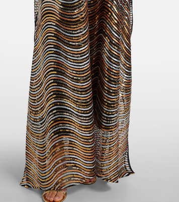 Kaftan Erte aus Tüll mit Pailletten | Taller Marmo