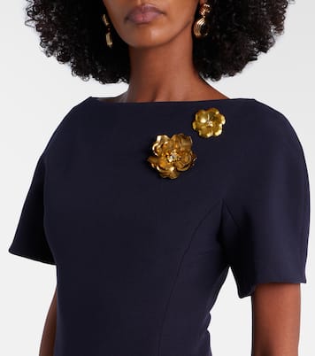 Lacin embellished crêpe gown | Safiyaa