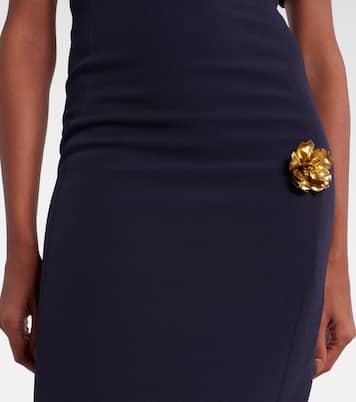 Lacin embellished crêpe gown | Safiyaa