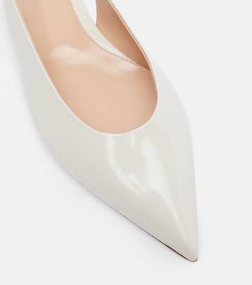 Slingback-Ballerinas Robbie aus Lackleder | Gianvito Rossi