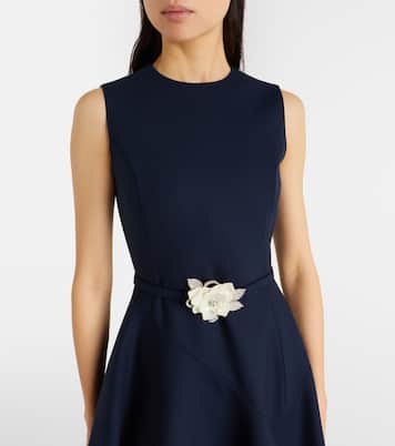 Midikleid aus einem Wollgemisch | Oscar de la Renta