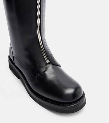 Countryside leather knee-high boots | McQueen