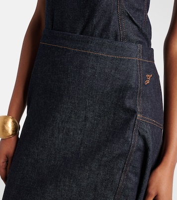 Midirock Lavoir de-Nîmes aus Denim | Jacquemus