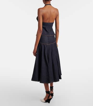 Midirock Lavoir de-Nîmes aus Denim | Jacquemus