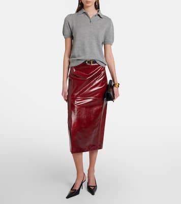 Cashmere polo sweater | Jardin des Orangers