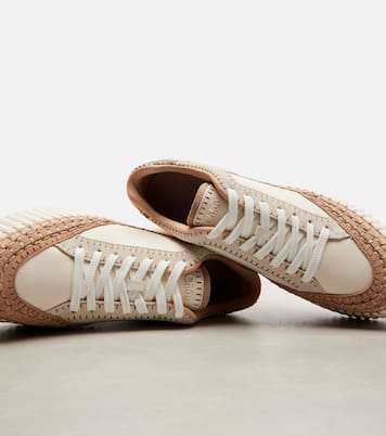 Baskets Nama à plateforme en cuir | Chloé