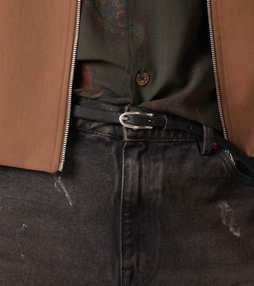 Ceinture Billow en cuir à ornements | Our Legacy