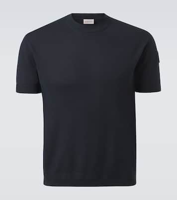 T-shirt en coton et soie | Moncler