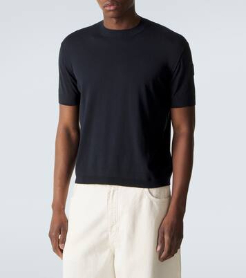 T-shirt en coton et soie | Moncler