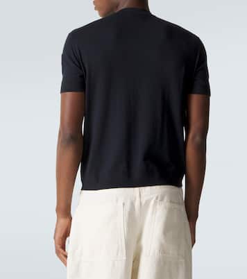 T-shirt en coton et soie | Moncler